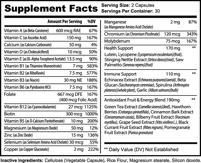 Multivitamínico completo (30 porciones)
